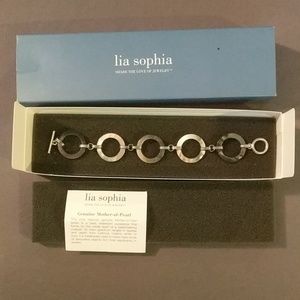 Lia Sophia mother of pearl bracelet